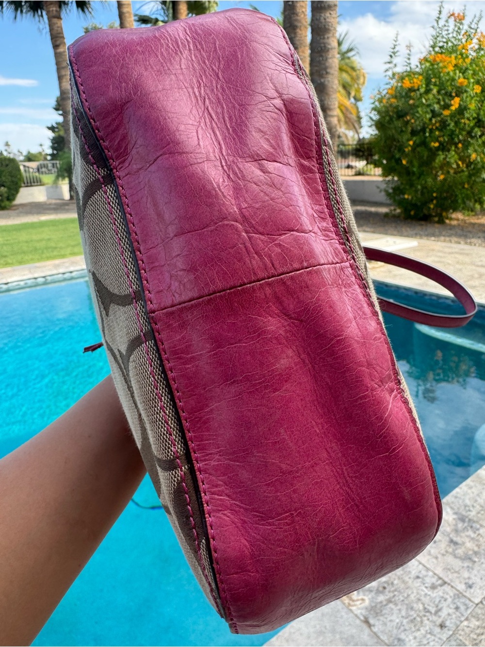 Coach Willis 2011 Limited Ed bag & multi hangtag Legacy lining crossbody 2-way - Picture 7 of 16